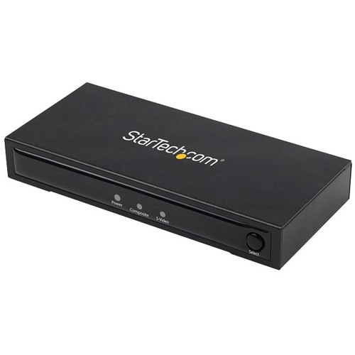 StarTech.com Signalwandler - Schwarz - Funktionen: Signalumwandlung, Videoskalierung - 1280 x 720 - HD - NTSC, PAL - HDMI 