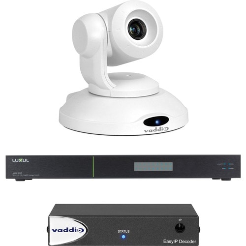 Vaddio EasyIP 10 Base Video Conferencing Kit with IP PTZ Camera - White