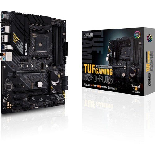 TUF GAMING B550-PLUS Desktop Motherboard - AMD B550 Chipset - Socket AM4 - ATX - 128 GB DDR4 SDRAM Maximum RAM - DIMM, UDI