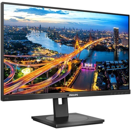 Philips 242B1 24.0" Class Full HD LCD Monitor - 16:9 - Textured Black - 60.5 cm (23.8") Viewable - In-plane Switching (IPS