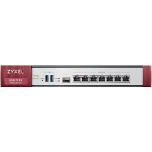 ZYXEL USG FLEX 500 Network Security/Firewall Appliance - 7 Port - 10/100/1000Base-T - Gigabit Ethernet - No - DES, 3DES, A