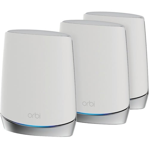 Netgear Orbi RBK753 Wi-Fi 6 IEEE 802.11ax Ethernet Wireless Router - 2.40 GHz ISM Band - 5 GHz UNII Band - 525 MB/s Wirele