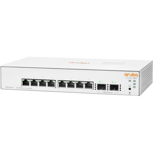HPE Instant On 1930 8 Ports Manageable Ethernet Switch - 4 Layer Supported - Modular - 2 SFP Slots - 11 W Power Consumptio