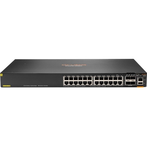 HPE CX 6200 24 Ports Manageable Ethernet Switch - 3 Layer Supported - Modular - 65 W Power Consumption - 370 W PoE Budget 