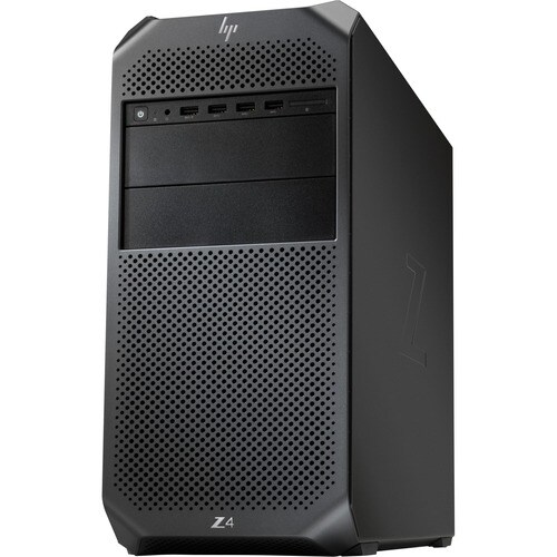 HP Z4 G4 Workstation - 1 x Intel Xeon W-2235 - 128 GB - 4 TB HDD - 2.51 TB SSD - Mini-tower - Black - Linux - DVD-Writer -