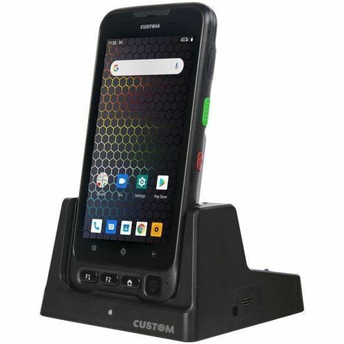 Custom America P Ranger Mobile POS/Tablets P-RANGER, 1 SLOT CRADLE W/ USB CABLE - ACCESSORY, P-RANGER, SINGLE SLOT CRADLE 