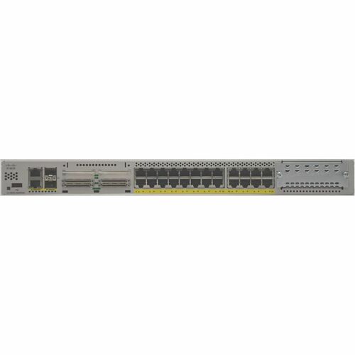 Cisco 1100 C1100TG-1N24P32A Router - 26 Ports - 24 RJ-45 Port(s) - 2 WAN Port(s) - 3 Network Interface Module (NIM) Slots,