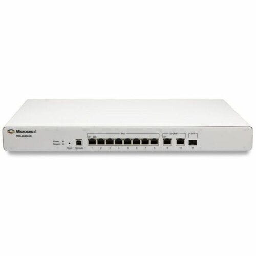 Commutateur Ethernet Microchip PDS-408G 10 Ports Gérable - Gigabit Ethernet - 10/100/1000Base-T, 1000Base-X - 2 Couche sup