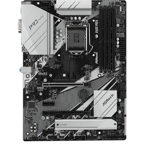 ASRock B460M Pro4 Desktop Motherboard - Intel B460 Chipset - Socket LGA-1200 - Intel Optane Memory Ready - Micro ATX - 128