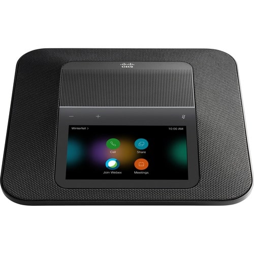 Cisco Webex ID estação conferência - Preto carbono - VoIP - 1 x Rede (RJ-45) - PoE Ports