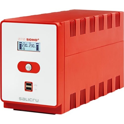 Salicru SPS SOHO+ SPS 1600 SOHO+ IEC Linha interativa UPS - 1.60 kVA/960 W - Torre - 4 Hora Recharge - 230 V AC Input - 23