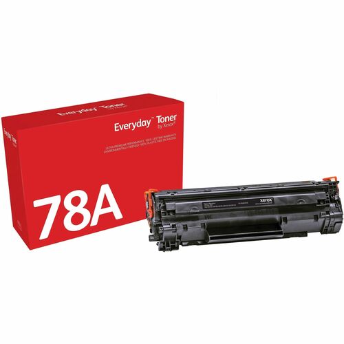 Everyday ™ Black Toner by compatible with HP 78A (CE278A), Standard capacity. Black toner page yield: 2100 pages, Printing