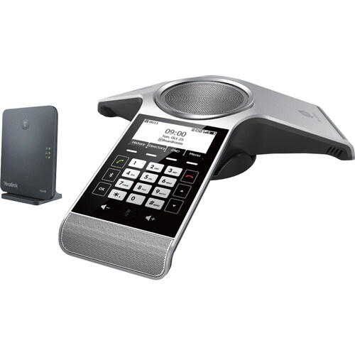 Yealink CP930W-Base IP Conference Station - Corded/Cordless - DECT, Bluetooth - Desktop - Space Silver, Classic Gray - VoI