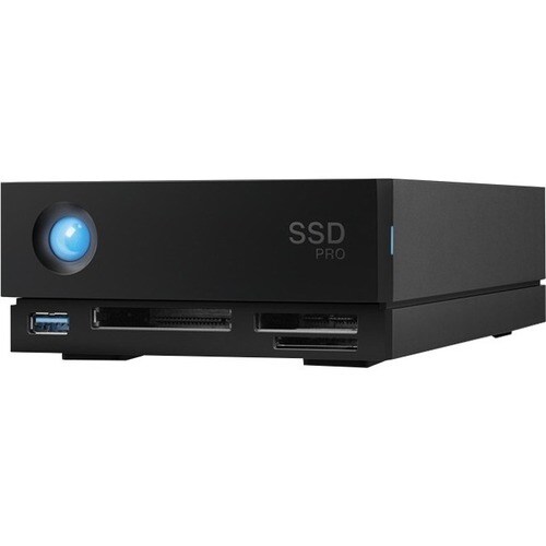 Seagate 1big Dock STHW4000800 4 TB Desktop Solid State Drive - External - Notebook, Desktop PC Device Supported - Thunderb