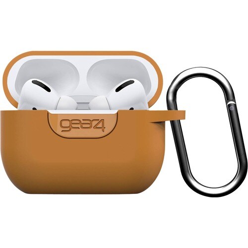 gear4 Apollo Carrying Case Apple AirPods Pro - Yellow - Bump Resistant, Scratch Resistant - Silicon - Clip