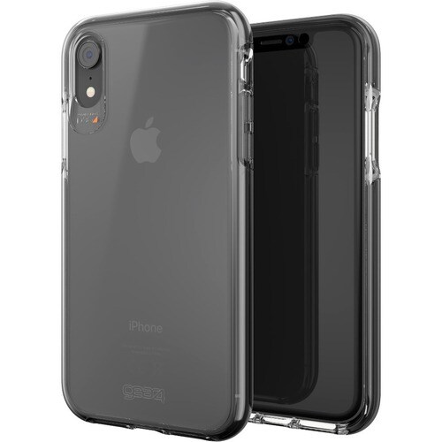 gear4 Piccadilly Case for Apple iPhone XR Smartphone - Black, Clear - Metallic - Drop Resistant, Impact Resistant, Scratch