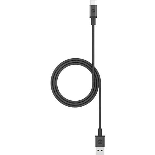 Mophie Charging Cable - 1 m - For Smartphone, Tablet PC, USB Device - USB Type A / USB Type C - 5 V DC - Black - 1 Pcs