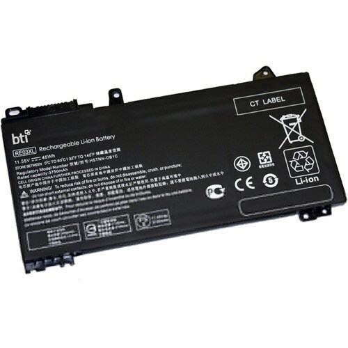 BTI Batterie - Lithium-Polymer (Li-Polymer) - BTI 3-Cell Li-Ion 45Wh Laptop Battery für HP ProBook 430 G6 / G7, 440 G6 / G