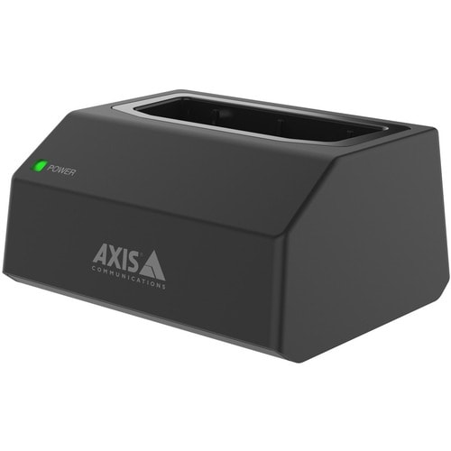 AXIS W700 Docking Cradle for Camera - Charging Capability - Synchronizing Capability - Pogo Pin - Black