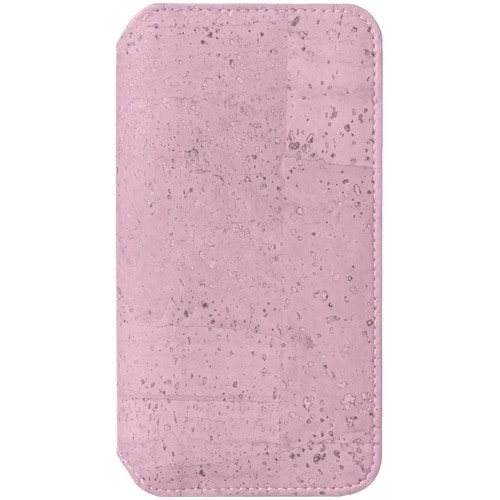 Krusell BIRKA Carrying Case (Wallet) Apple iPhone 11 Pro Max Smartphone - Pink - Cork, Wood Grain Body