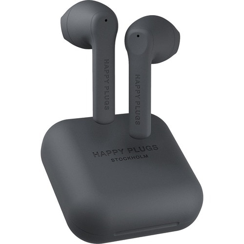 Happy Plugs Air 1 Go True Wireless Earbud Stereo Earset - Black - Binaural - In-ear - Bluetooth - 16 Ohm - 20 Hz to 20 kHz