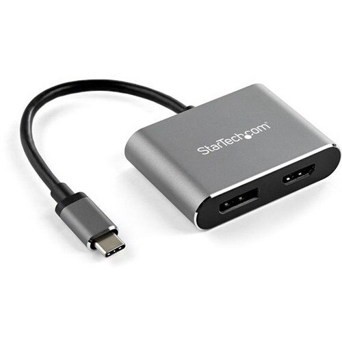 StarTech.com DisplayPort/HDMI/USB-C Audio/Video Adapter - 1 Pack - 1 x Type C USB Male - 1 x HDMI 2.0 Digital Audio/Video 