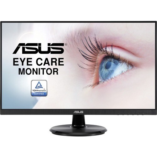 Asus VA24DQ 23.8" Full HD LED LCD Monitor - 16:9 - Black - 24" Class - In-plane Switching (IPS) Technology - 1920 x 1080 -