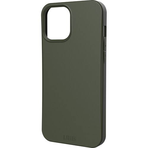Urban Armor Gear Outback Bio Case for Apple iPhone 12 Pro Max Smartphone - Olive - Soft-touch, Smooth - Drop Resistant, Sh