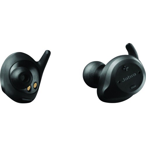 Jabra Elite Sport Wireless Earbud Stereo Earset - Black - Binaural - In-ear - Bluetooth - 20 Hz to 20 kHz