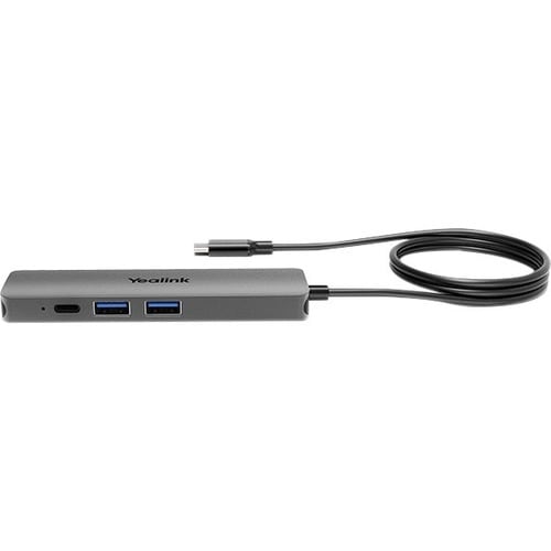 BYOD cable hub with 1.5m USB-Cable USB-A to USB-C adapter. Power adapter with 1m USB-C cable Support to charging the conne