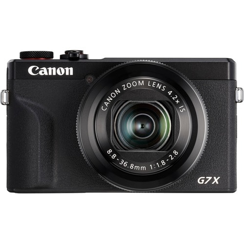 Canon PowerShot G7 X Mark III 20.1 Megapixel Compact Camera - Black - 1" CMOS Sensor - Autofocus - 7.6 cm (3") Touchscreen