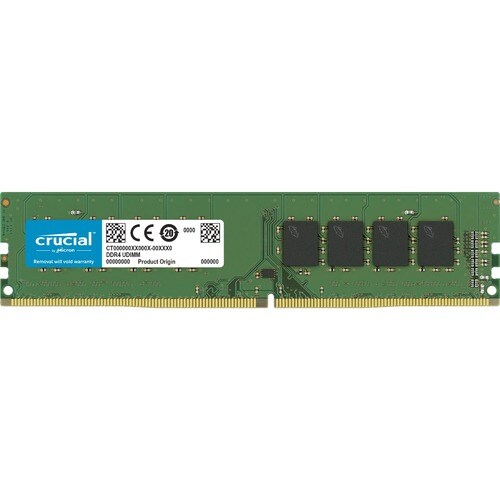 Crucial 8GB DDR4 SDRAM Memory Module - For Desktop PC, Computer - 8 GB (1 x 8GB) - DDR4-2666/PC4-21300 DDR4 SDRAM - 2666 M