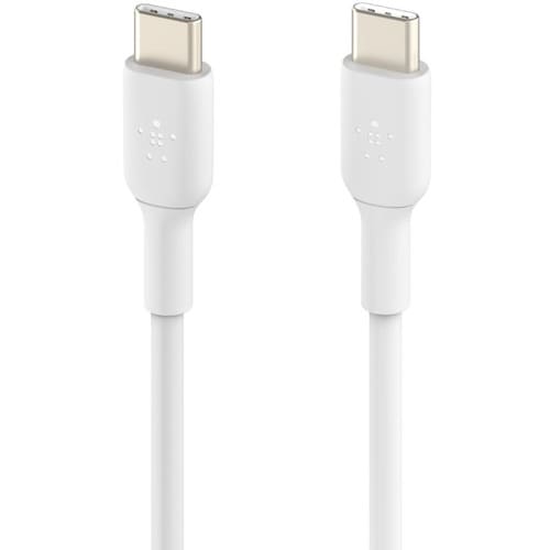 Belkin USB-C to USB-C Cable (1m / 3.3ft, White) - 1.01 m USB-C Data Transfer Cable for Smartphone, Tablet, Notebook, AirPo