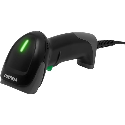 Custom Scanranger SR200NM Handheld Barcode Scanner - Cable Connectivity - 1D, 2D - LED