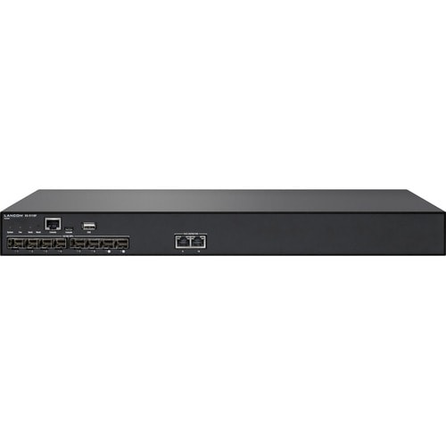 LANCOM XS-5110F-10G Managed Fiber Aggregation Switch, 8x SFP+, 2x 10G Multi Gigabit Ethernet Ports, L3-Funkt., IEEE 802.3a