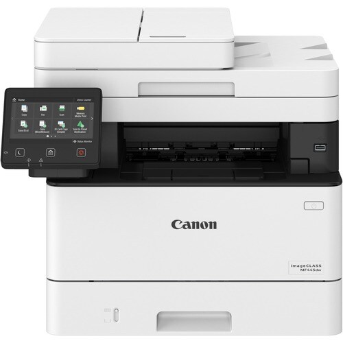 Canon imageCLASS MF445dw Wireless Laser Multifunction Printer - Monochrome - Copier/Fax/Printer/Scanner - 40 ppm Mono Prin