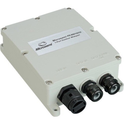 Microchip PD-9501GCO PoE -Injektor - 120 V AC, 230 V AC Eingang - 54 V DC Ausgang - 1 x Gigabit PoE Ausgangsport(s) - 60 W