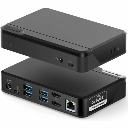 Universal Dock dual Display docking station HD monitors USB-C and USB-A devices 85W Power Delivery PD