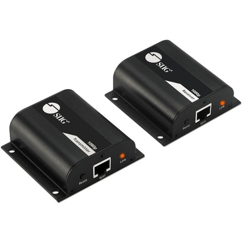 SIIG Full HD HDMI Extender with IR - 164ft Over Cat5e/6 - HDMI Extender over Cat5e/6 Extender Kit- Full HD 1080p up to 50m