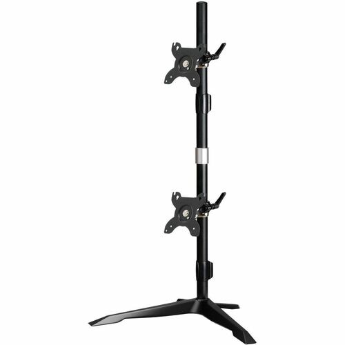 Amer Mounts Dual Monitor Stand Vertical Mount Max 32" Display - Up to 32" Screen Support - 17.64 lb Load Capacity - 38.10"