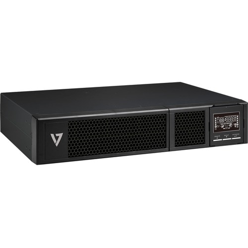 V7 UPS2URM1500DC-NC Double Conversion Online UPS - 1.50 kVA/1.50 kW - 2U Rack-mountable - AVR - 3 Hour Recharge - 2.60 Min