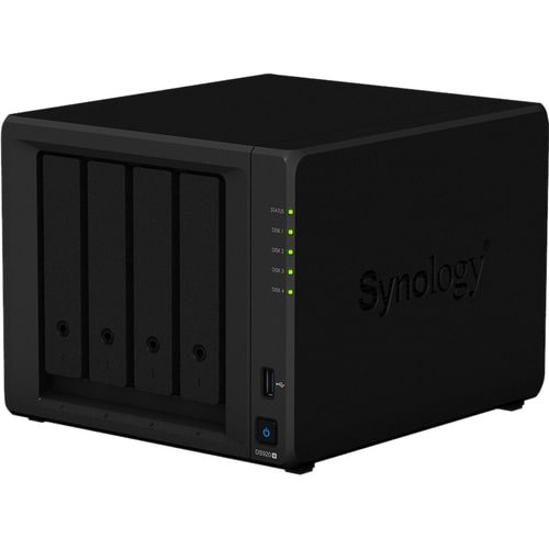 Synology DiskStation DS920+ 4 x Gesamtzahl Einschübe SAN/NAS-Speichersystem Celeron J4125 Quad-Core 2 GHz - 4 GB RAM - DDR