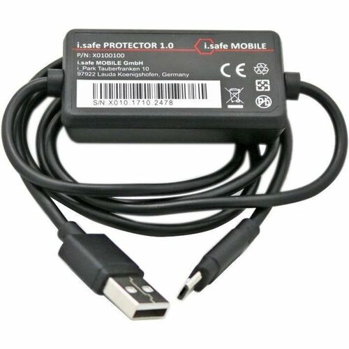 RealWear USB Cable with Charging Protection - USB/USB Micro-B Data Transfer Cable for Wearable Computer, Wall Charger, Car