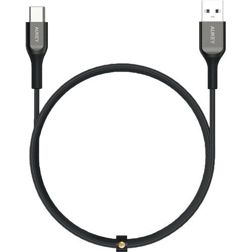 AUKEY USB-A to USB-C Charging and Data Cable - 3.9 ft (1.20 m) USB/USB-C Data Transfer Cable for Smartphone, MacBook, Chro