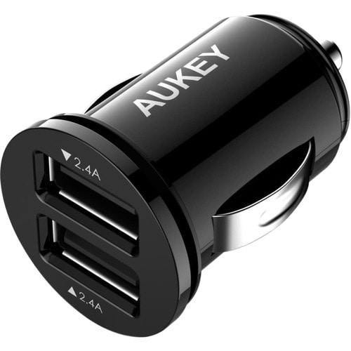 AUKEY CC-S1 Auto Adapter - 24 W - 12 V DC, 24 V DC Input - 5 V DC/2.40 A Output