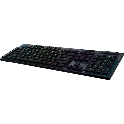 Logitech G915 Gaming Keyboard - Wireless Connectivity - USB Interface - White - Mechanical Keyswitch - Bluetooth/Wi-Fi Vol