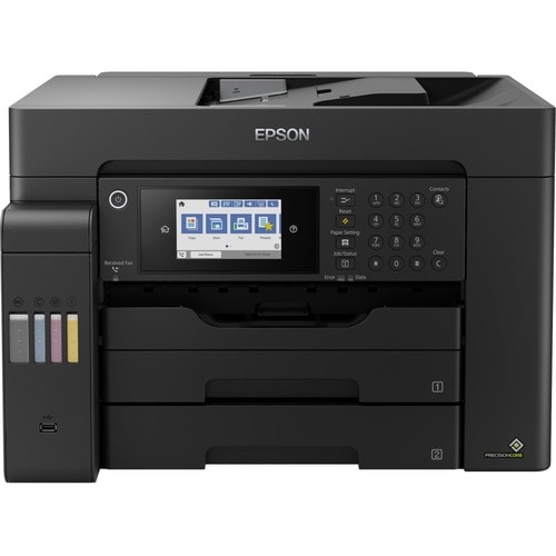 Epson ET-16600 Wireless EcoTank Pro Inkjet Multifunction Printer - Colour - Copier/Fax/Printer/Scanner - 25 ppm Mono/12 pp