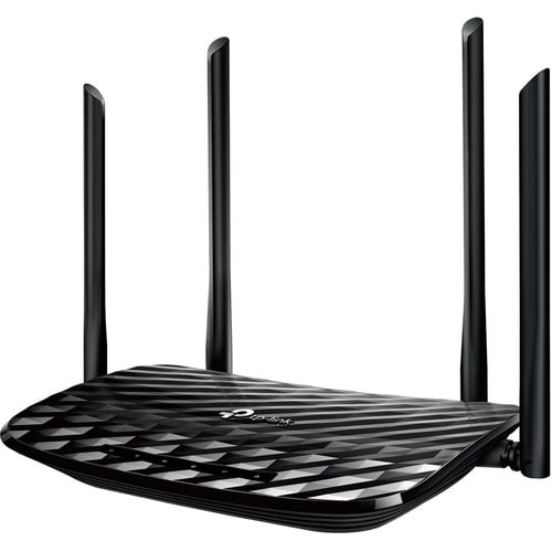 Router wireless TP-Link Archer A6 - Wi-Fi 5 - IEEE 802.11ac - Ethernet - 2,40 GHz ISM band - 5 GHz Banda UNII - 5 x Antenn