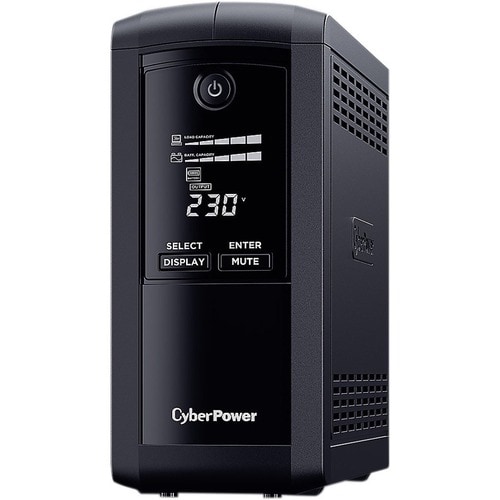 CyberPower Value Pro VP700EILCD Line-interactive UPS - 700 VA/390 W - Tower - AVR - 8 Hour Recharge - 1 Minute Stand-by - 