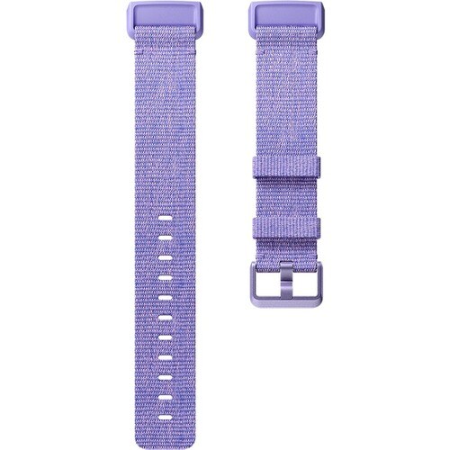 Fitbit Adjustable Smartwatch Band - Large (L) - Periwinkle - Woven, Polyester, Aluminium